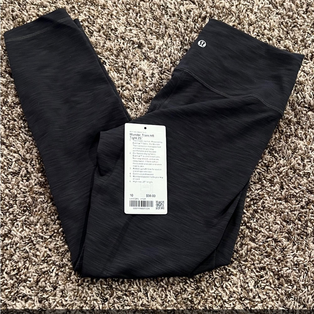 Lululemon Wunder Trian HR tight 25” size: 10
